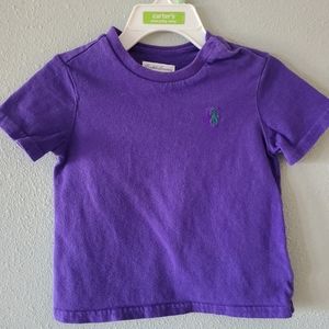 Purple and Green Ralph Lauren shirt